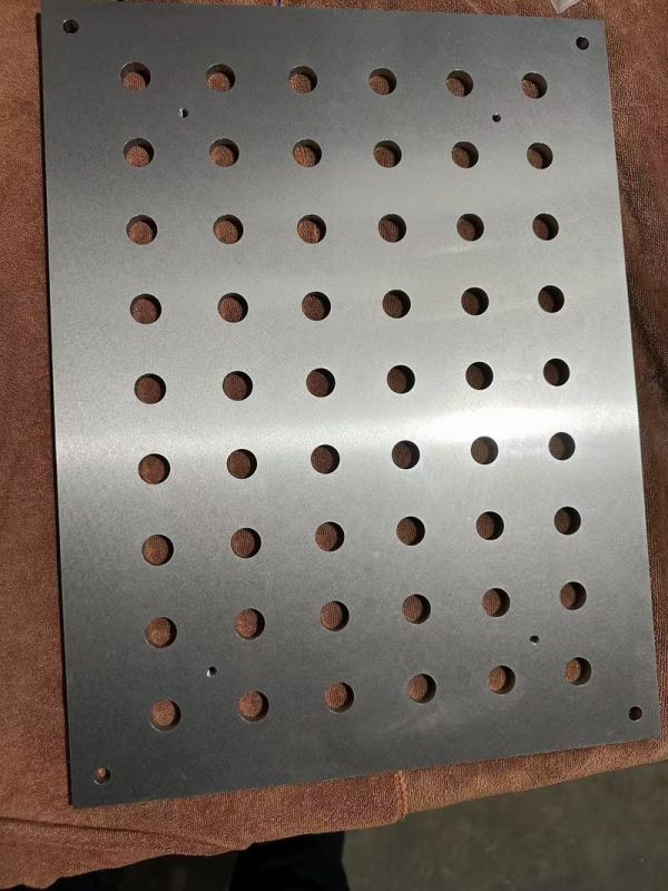 Tungsten polished plate